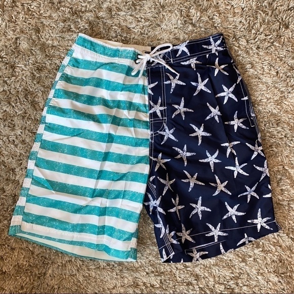 Trunks Swami Swim Shorts Neon Flag Print Medium - Picture 2 of 5